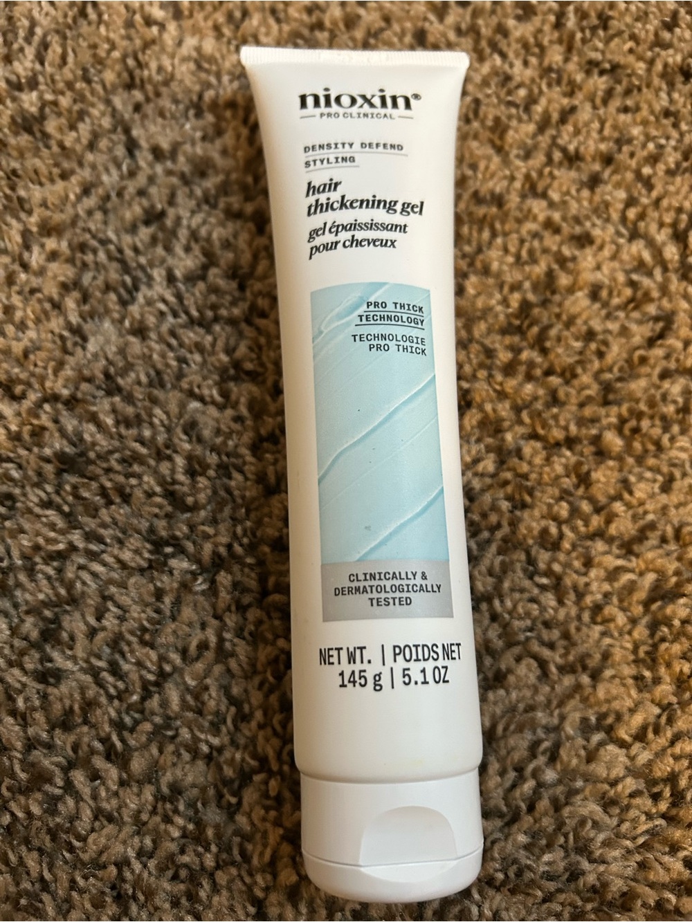 Nioxin Hair Thickening Gel - White with Light Blue Accent
